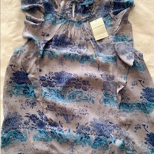 Lucky Brand  flutter sleeve top